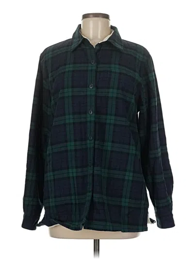 Pre-owned L.l.bean Cardigan Sweater In Green