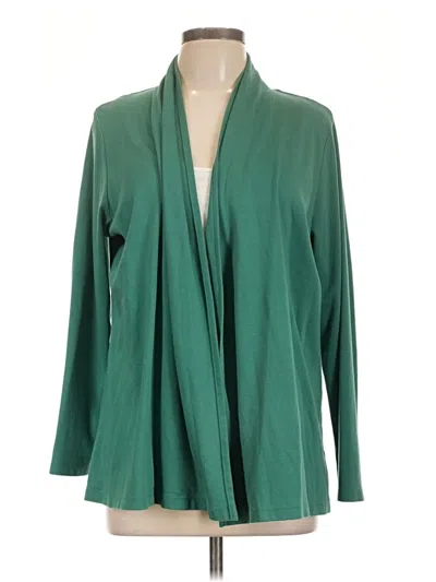 Pre-owned L.l.bean Cardigan Sweater In Green