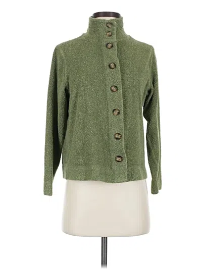 Pre-owned L.l.bean Cardigan Sweater In Green