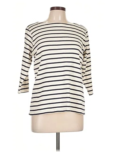 Pre-owned L.l.bean Cardigan Sweater In Ivory
