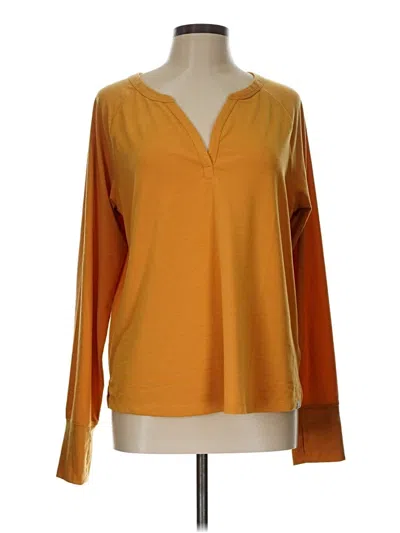 Pre-owned L.l.bean Cardigan Sweater In Orange