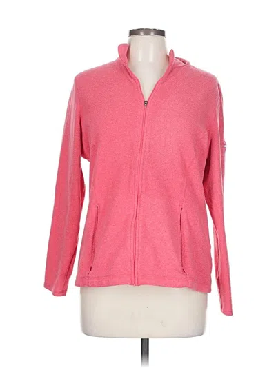 Pre-owned L.l.bean Cardigan Sweater In Pink