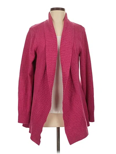 Pre-owned L.l.bean Cardigan Sweater In Pink