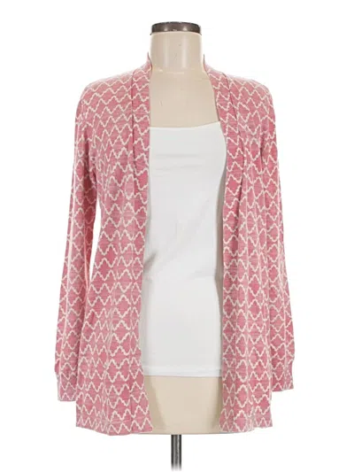 Pre-owned L.l.bean Cardigan Sweater In Pink