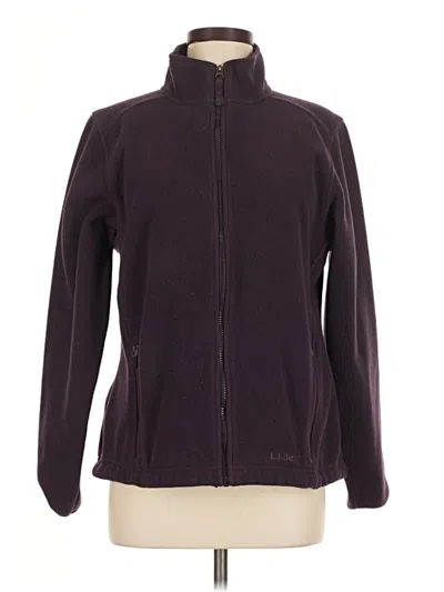 Pre-owned L.l.bean Cardigan Sweater In Purple