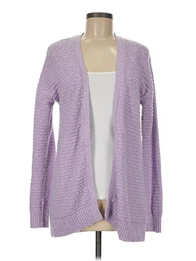 Pre-owned L.l.bean Cardigan Sweater In Purple
