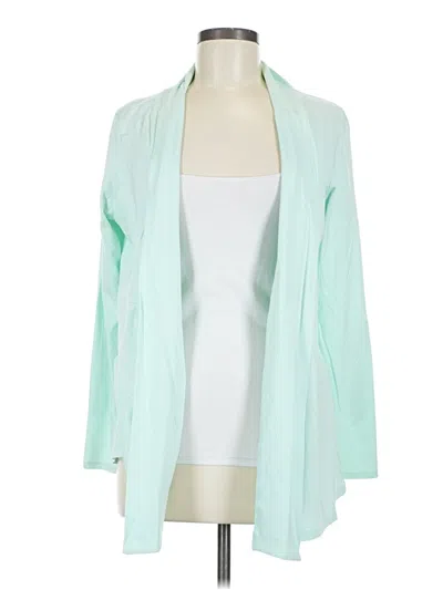 Pre-owned L.l.bean Cardigan Sweater In Teal