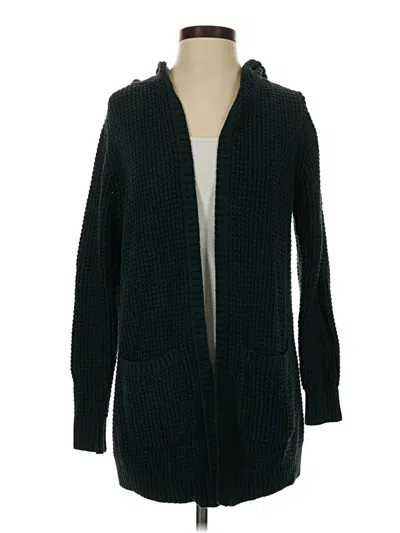 Pre-owned L.l.bean Cardigan Sweater In Teal