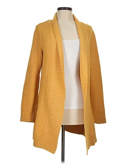 Pre-owned L.l.bean Cardigan Sweater In Yellow