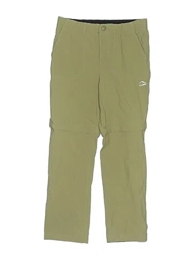 Pre-owned L.l.bean Kids' Cargo Pants In Green