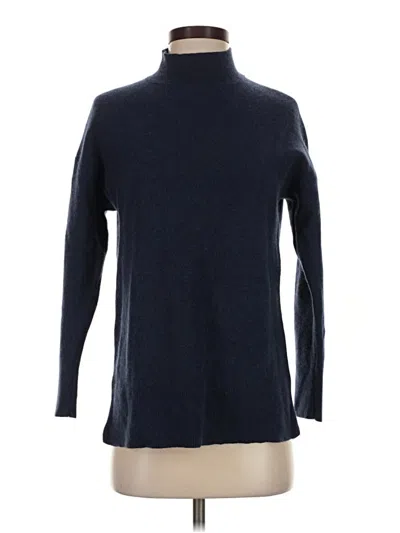 Pre-owned L.l.bean Cashmere Pullover Sweater In Blue