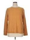 L.l.bean Cashmere Pullover Sweater In Tan