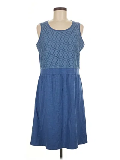Pre-owned L.l.bean Casual Dress In Blue
