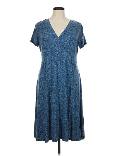 L.l.bean Casual Dress In Blue