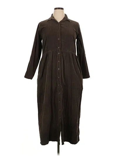 Pre-owned L.l.bean Casual Dress In Brown