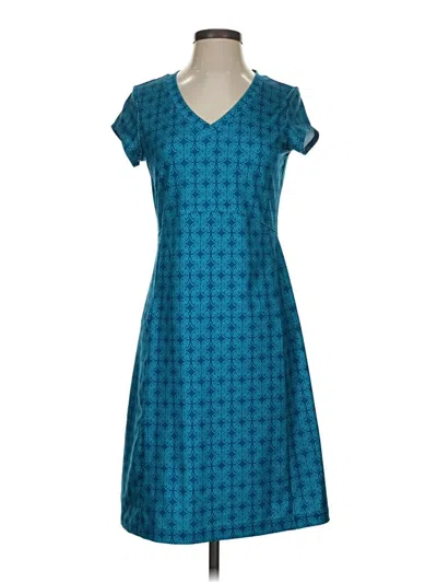 Pre-owned L.l.bean Casual Dress In Teal