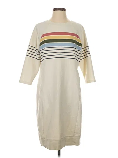 Pre-owned L.l.bean Casual Dress In White