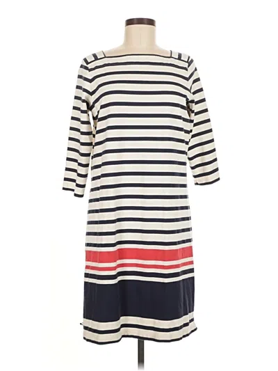 Pre-owned L.l.bean Casual Dress In White