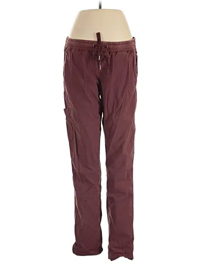 Pre-owned L.l.bean Casual Pants In Burgundy