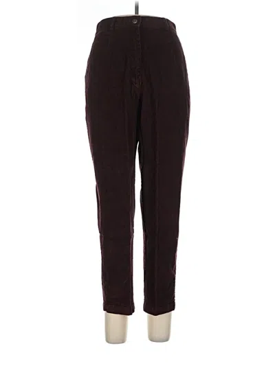 Pre-owned L.l.bean Casual Pants In Burgundy