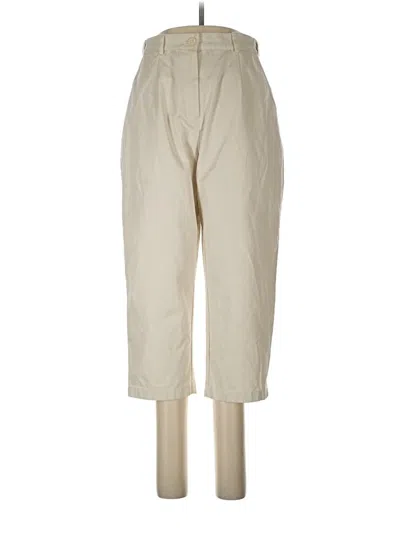 Pre-owned L.l.bean Casual Pants In Ivory