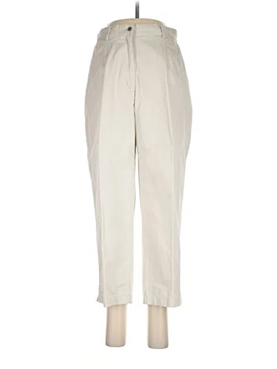 Pre-owned L.l.bean Casual Pants In Ivory