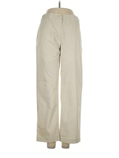 Pre-owned L.l.bean Casual Pants In Ivory