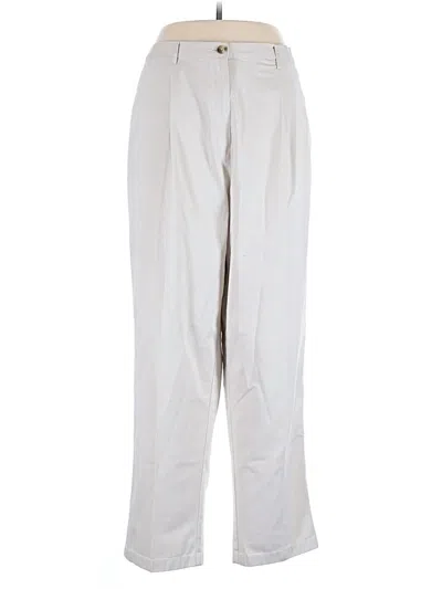 Pre-owned L.l.bean Casual Pants In Ivory