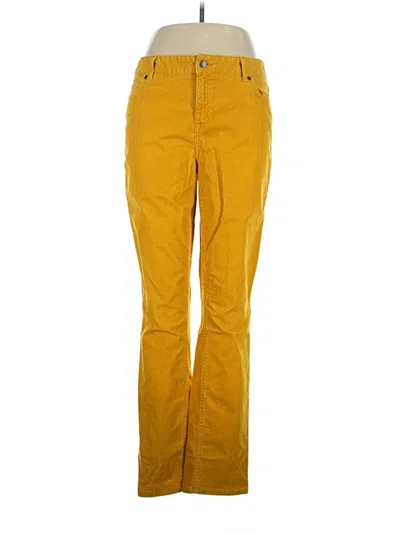 Pre-owned L.l.bean Casual Pants In Yellow