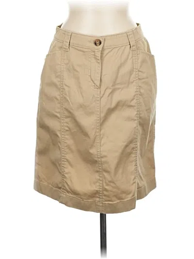 Pre-owned L.l.bean Casual Skirt In Brown