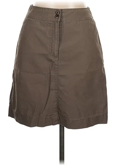 Pre-owned L.l.bean Casual Skirt In Brown