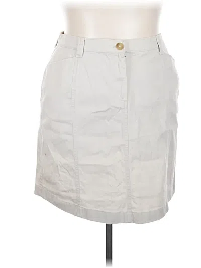 Pre-owned L.l.bean Casual Skirt In Gray