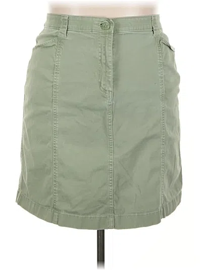 Pre-owned L.l.bean Casual Skirt In Green