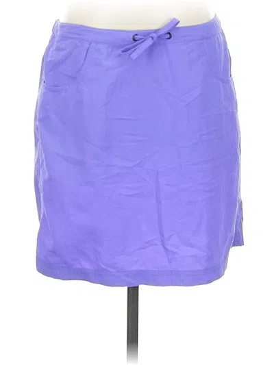 Pre-owned L.l.bean Casual Skirt In Purple