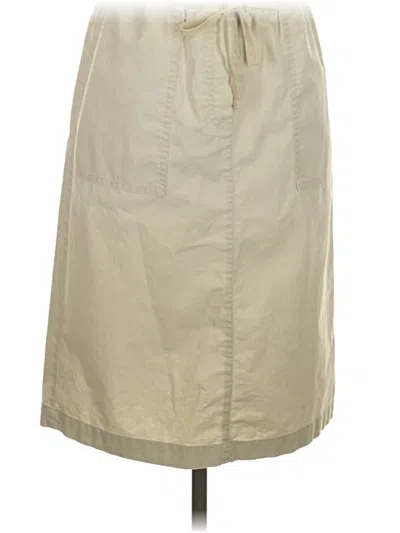 Pre-owned L.l.bean Casual Skirt In Tan