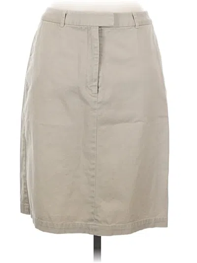 Pre-owned L.l.bean Casual Skirt In Tan