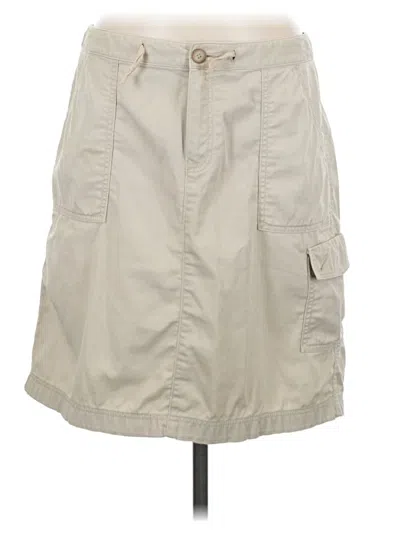 Pre-owned L.l.bean Casual Skirt In Tan