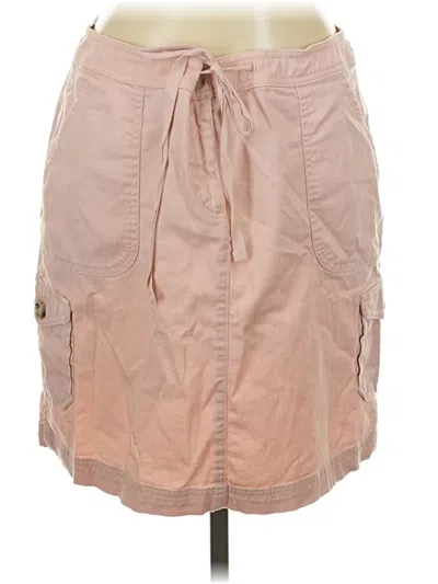 Pre-owned L.l.bean Casual Skirt In Tan
