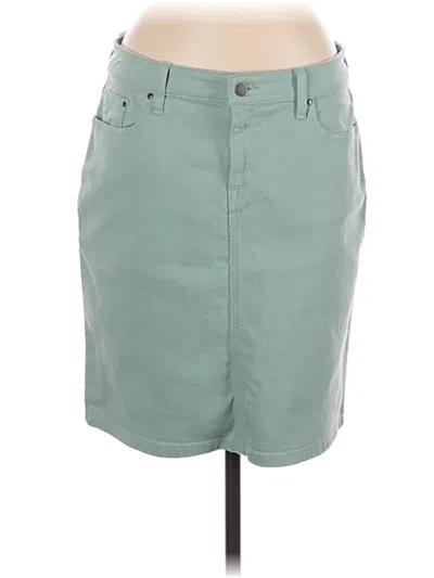 Pre-owned L.l.bean Casual Skirt In Teal