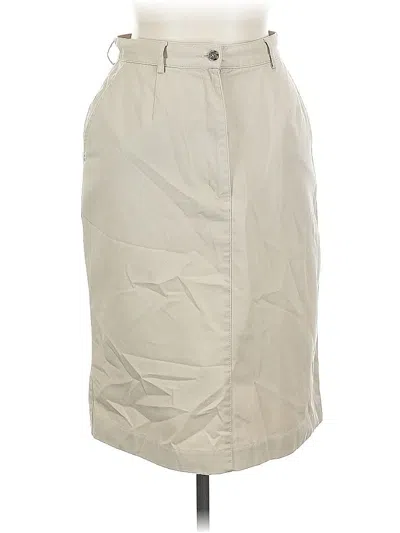Pre-owned L.l.bean Casual Skirt In White