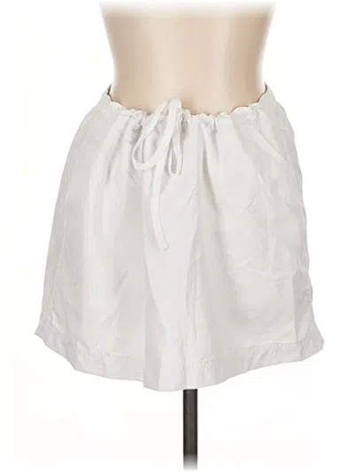 Pre-owned L.l.bean Casual Skirt In White