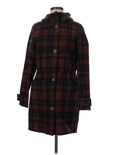 Pre-owned L.l.bean Coat In Burgundy