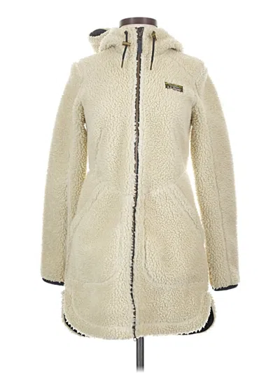 Pre-owned L.l.bean Coat In Ivory