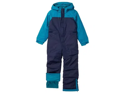 L.l.bean Cold Buster Snowsuit (little Kids) Kid's Snow Bibs One Piece Teal Shadow/deepest Blue : 4 Little Kid In Multi