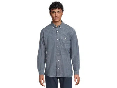 L.l.bean Comfort Stretch Chambray Shirt, Traditional Untucked Fit, Long-sleeve In Purple