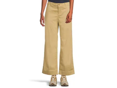 L.l.bean Comfort Stretch Chino Mid-rise Wide-leg Pants In Brown