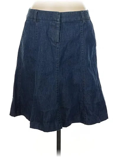 Pre-owned L.l.bean Denim Skirt In Blue