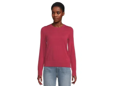 L.l.bean Essential Merino Wool Crewneck Sweater In Red
