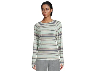 L.l.bean Everyday Sunsmart(r) Crew Neck Long-sleeve Stripe T-shirts In Multi