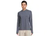 L.l.bean Everyday Sunsmart(r) Long-sleeve Hooded Pullover In Blue